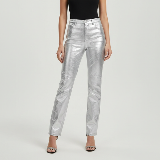 Hoch Taillierte Hose - Hannah