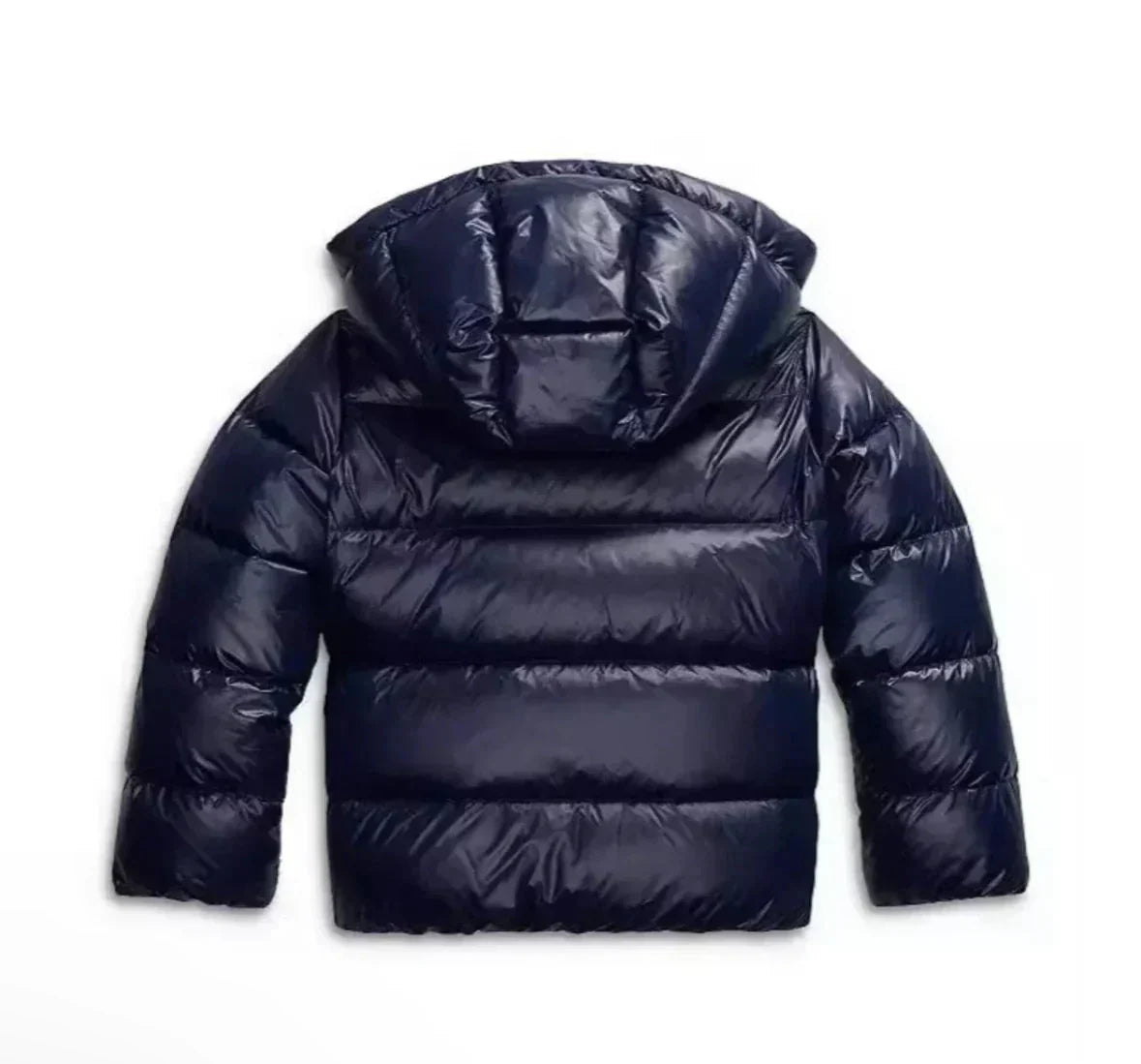 Cropped gewatteerde puffer jas dames met capuchon en rits