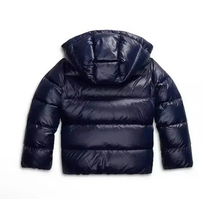 Cropped gewatteerde puffer jas dames met capuchon en rits