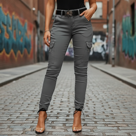 Cargo-Jeans Mit Elastikband - Regina