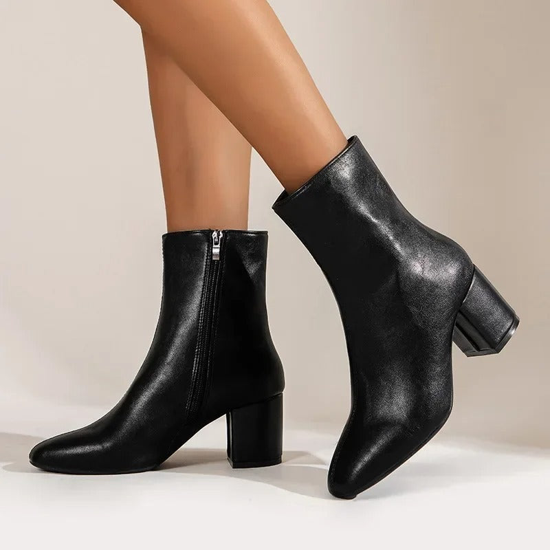 Haven | Elegant Black Ankle Boots for Women – Comfortable & Versatile Booties 10