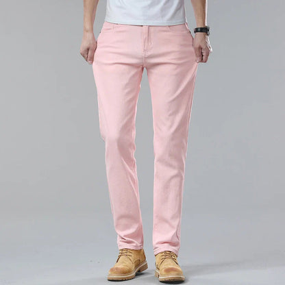 Heren | Comfort fit denim jeans in vijf kleuren 0