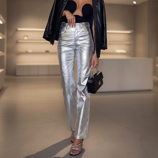 Hoch Taillierte Hose - Hannah