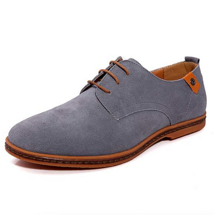 Derby veterschoenen heren met ronde neus en contrastzool