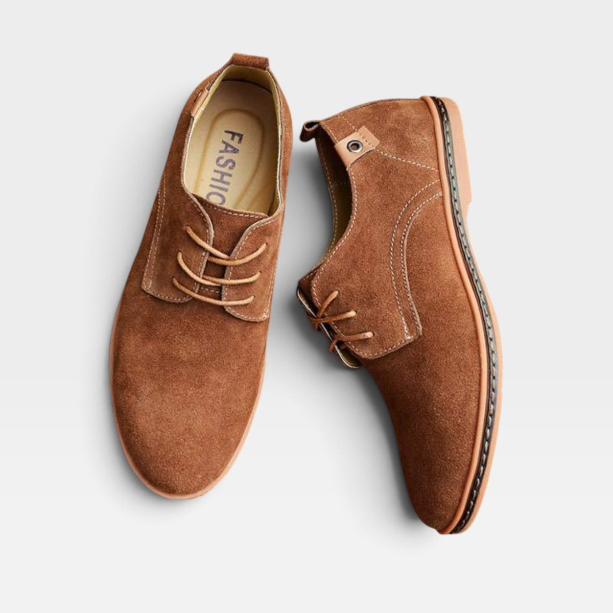 Lage derby veterschoenen heren met vetersluiting en ronde neus