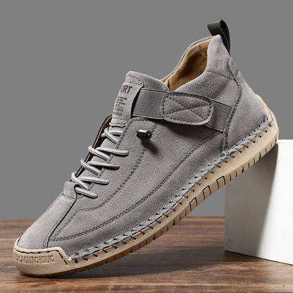 Lage sneakers dames met klittenbandsluiting en brede pasvorm
