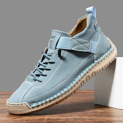 Lage sneakers dames met klittenbandsluiting en brede pasvorm