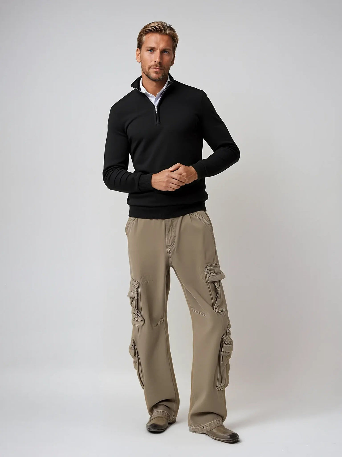 Harrington Oxford | Men's Classic Half-Zip Sweater Harrington Oxford