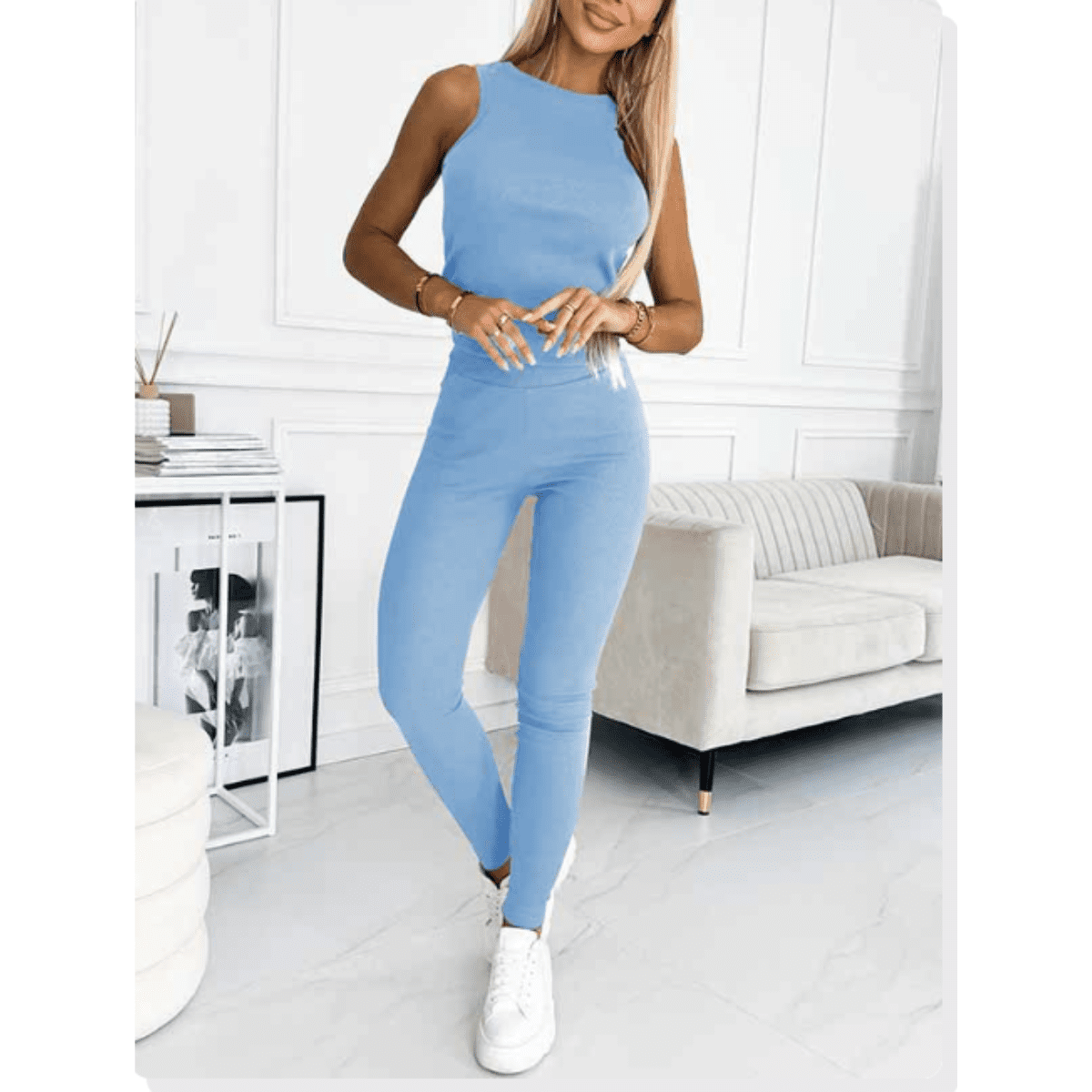 Joggingpak dames met drukknoopsluiting en oversized hoodie