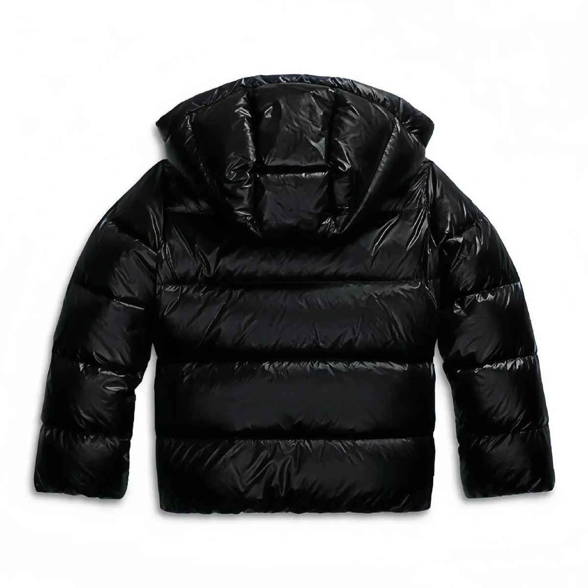 Cropped gewatteerde puffer jas dames met capuchon en rits