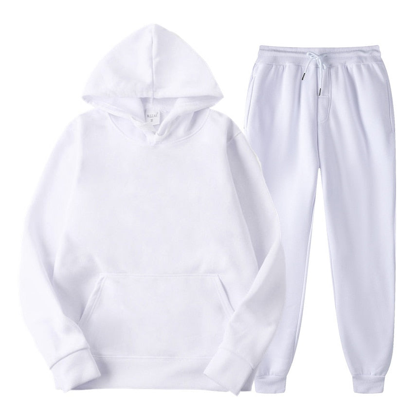 Tweedelig joggingpak dames met capuchon en joggingbroek