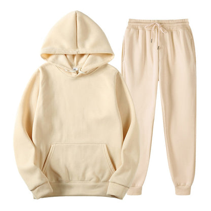 Tweedelig joggingpak dames met capuchon en joggingbroek