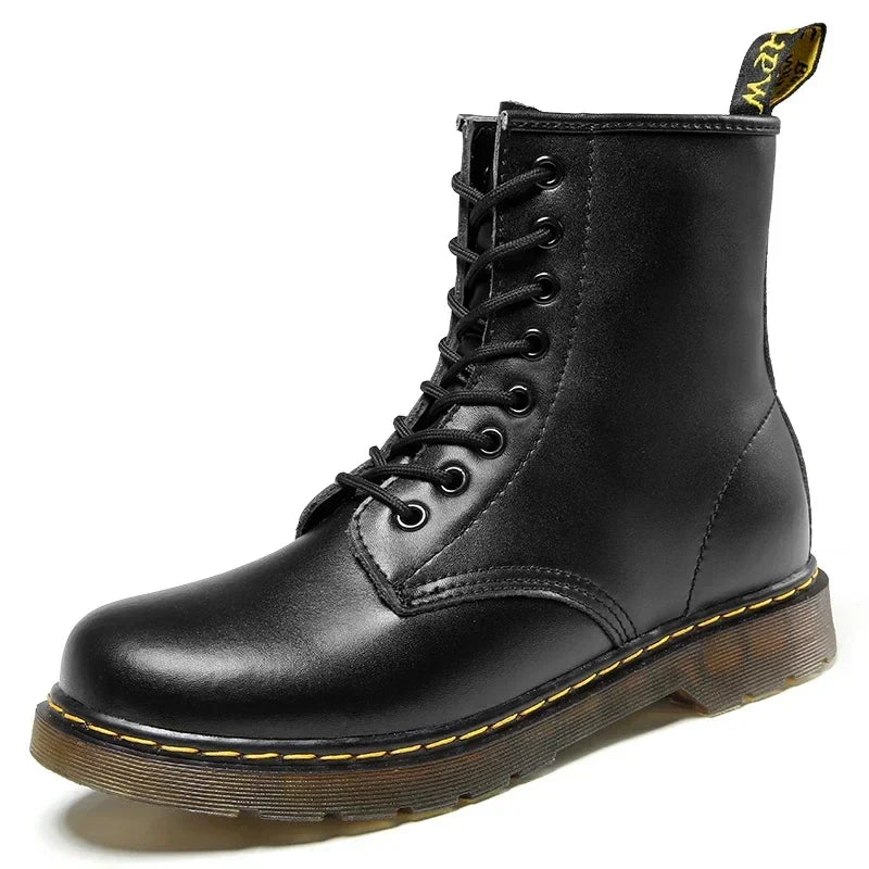 Veterlaarsjes dames met acht veteroogjes, binnenrits en hiellus, halfhoge schacht