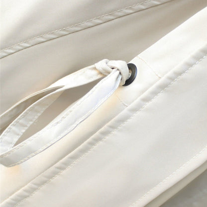 Oversized jas dames met capuchon en grote reverskraag