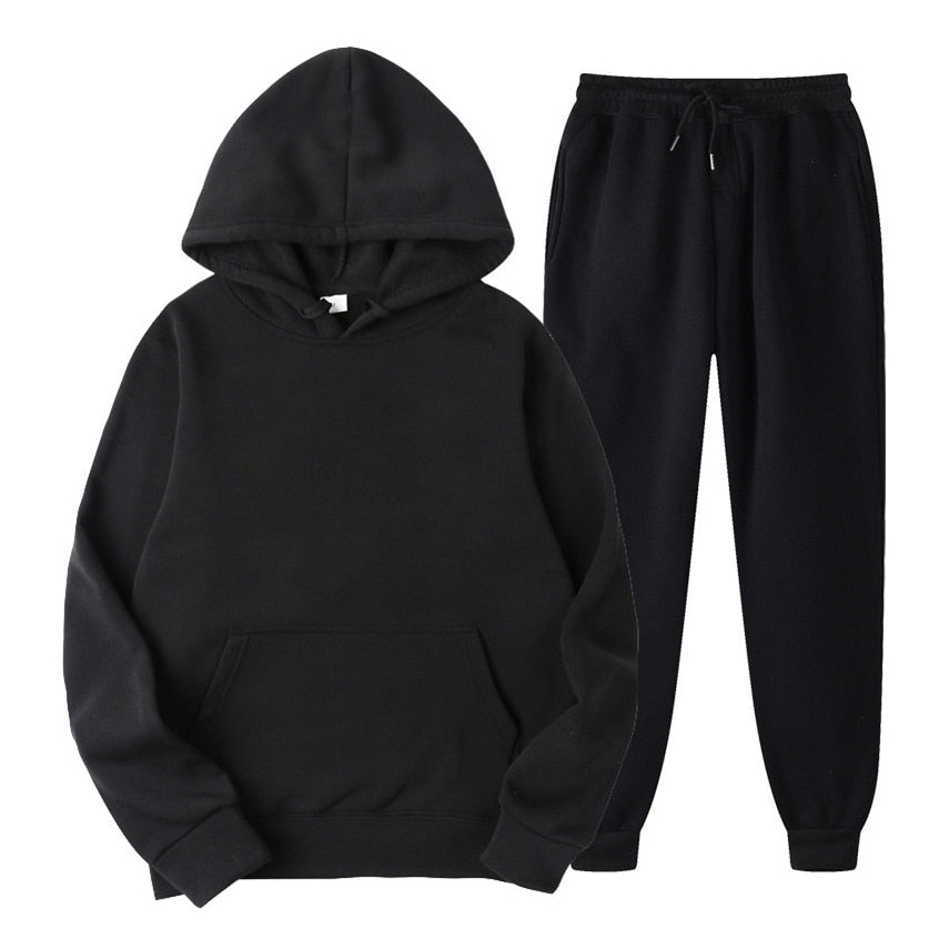 Tweedelig joggingpak dames met capuchon en joggingbroek