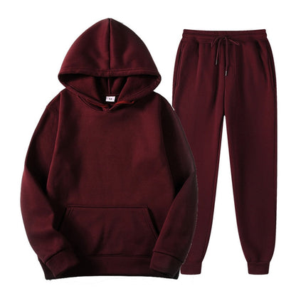 Tweedelig joggingpak dames met capuchon en joggingbroek