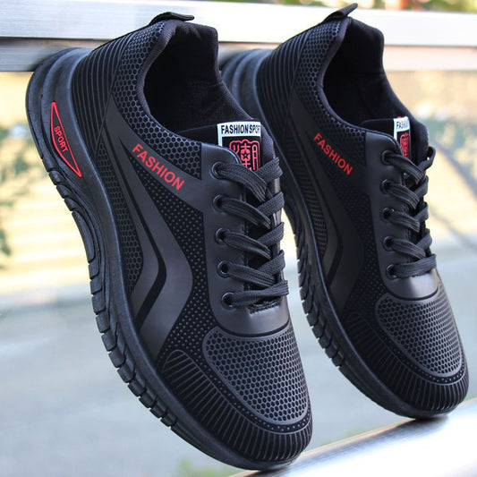 Lage wandelschoenen dames met vetersluiting en antislip zool