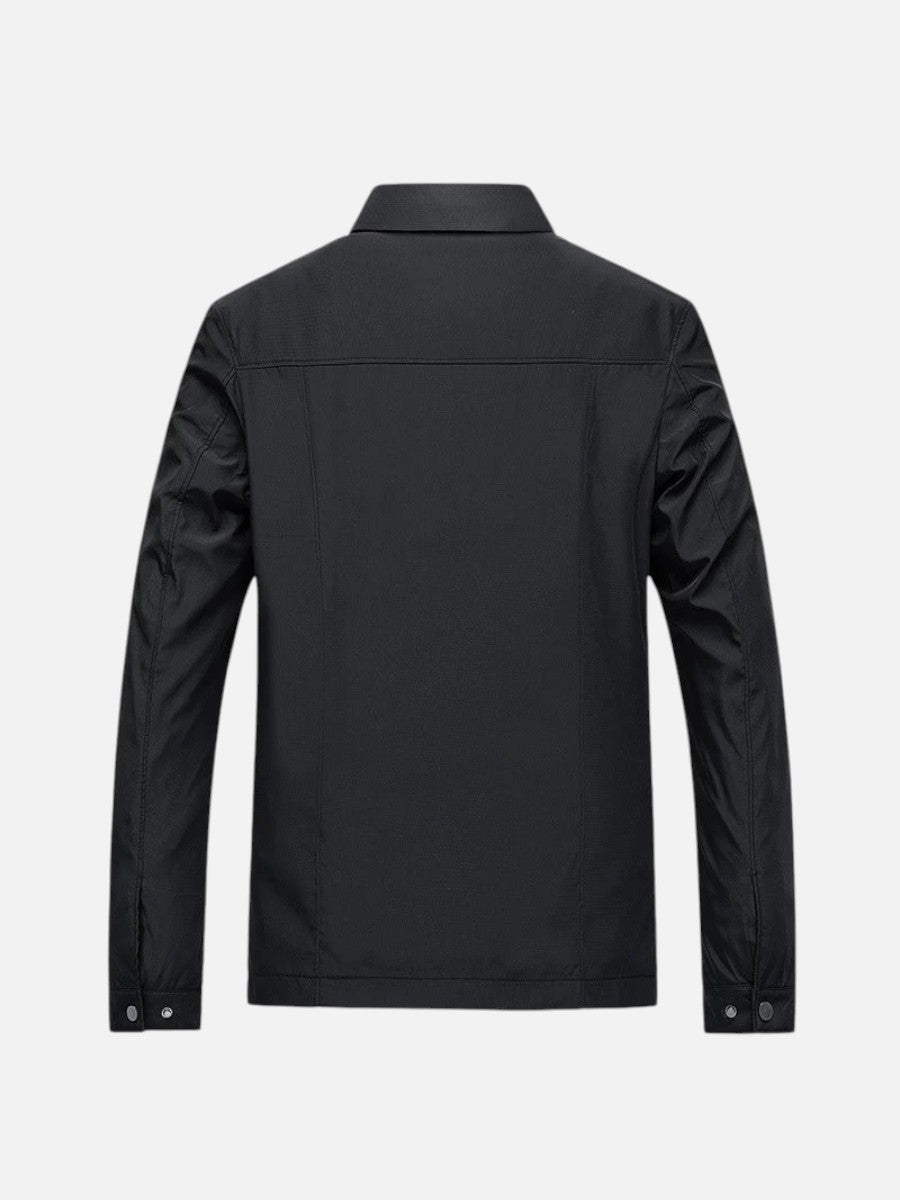 Harrington jas heren met ritssluiting en puntkraag - regular fit