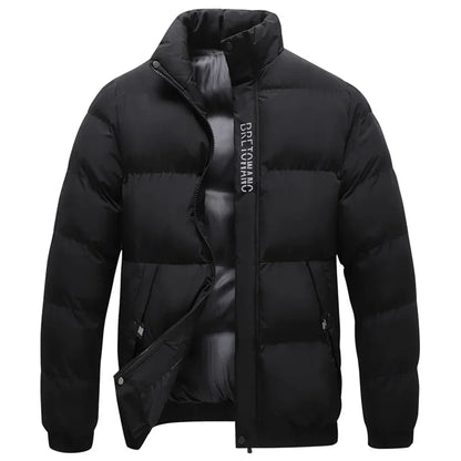Boss | winterjas met kraag voor heren in de kleur Zwart voor heren in stijl ideaal voor de winter