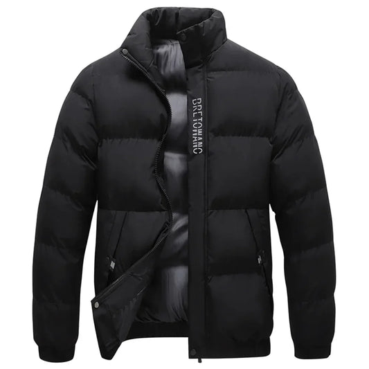 Boss | winterjas met kraag voor heren in de kleur Zwart voor heren in stijl ideaal voor de winter