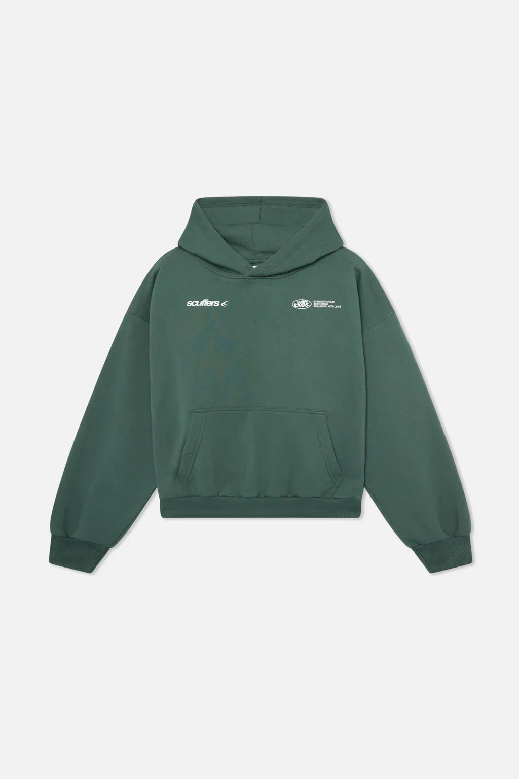 "Comfortabele, stijlvolle vrouwenhoodie in blauw, bordeauxroze; symbool van zelfliefde, ontspannen pasvorm, minimalistisch de