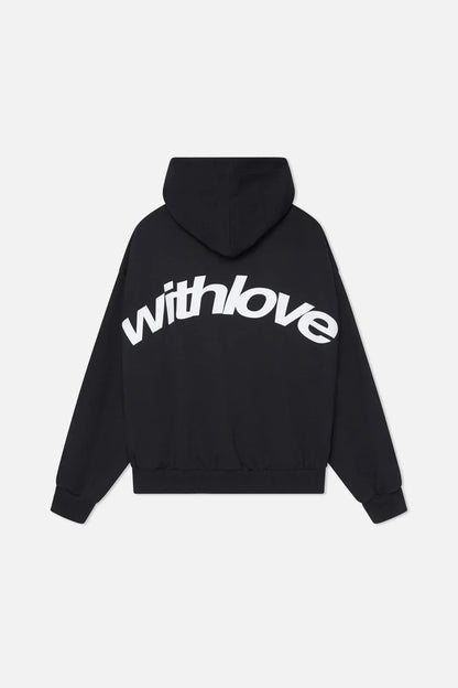 "Comfortabele, stijlvolle vrouwenhoodie in blauw, bordeauxroze; symbool van zelfliefde, ontspannen pasvorm, minimalistisch de