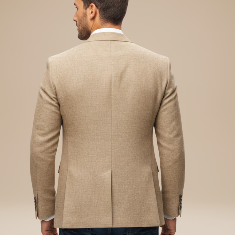 Slim fit colbert heren met reverskraag en twee knopen