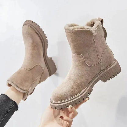 Damskie Ocieplane Zimowe Buty – Na Zamek – widok produktu 4 | Ionotix