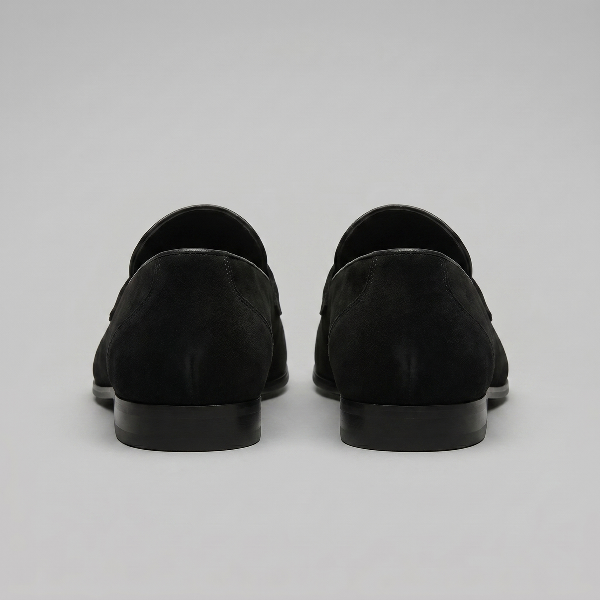 Penny loafers voor heren met wreefband en lage platte hak