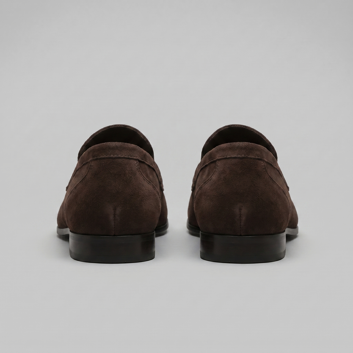 Penny loafers voor heren met wreefband en lage platte hak