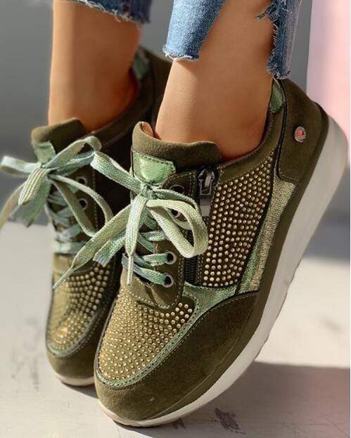 "Women's orthopedic walking shoes with bunion support, featuring a wide toe box and breathable mesh design, stylish and comfy